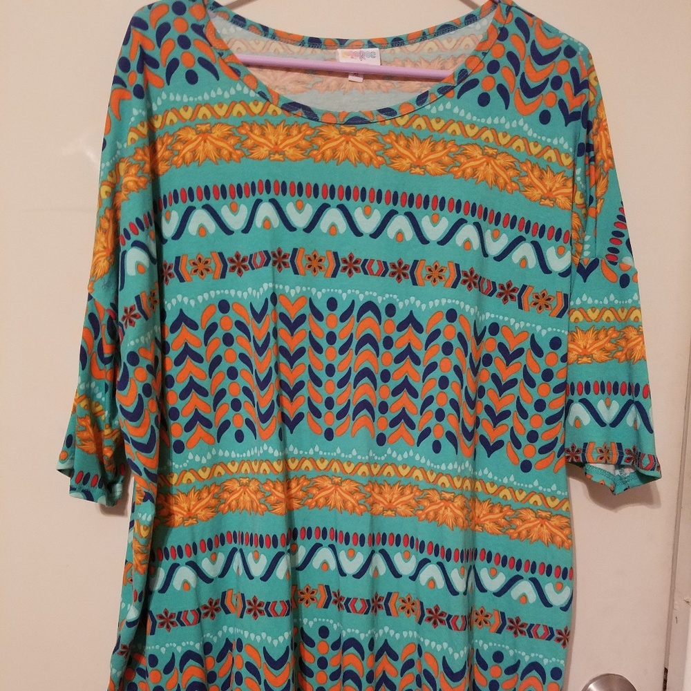 LuLaRoe Irma - XL/1X - Vivid geometric